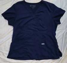 Grey's Anatomy Ex-Large Navy Blue Scrub Top