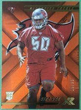 2018 Panini XR #116 Vita Vea Red Rookie Card /99 Tampa Bay Buccaneers RC. rookie card picture