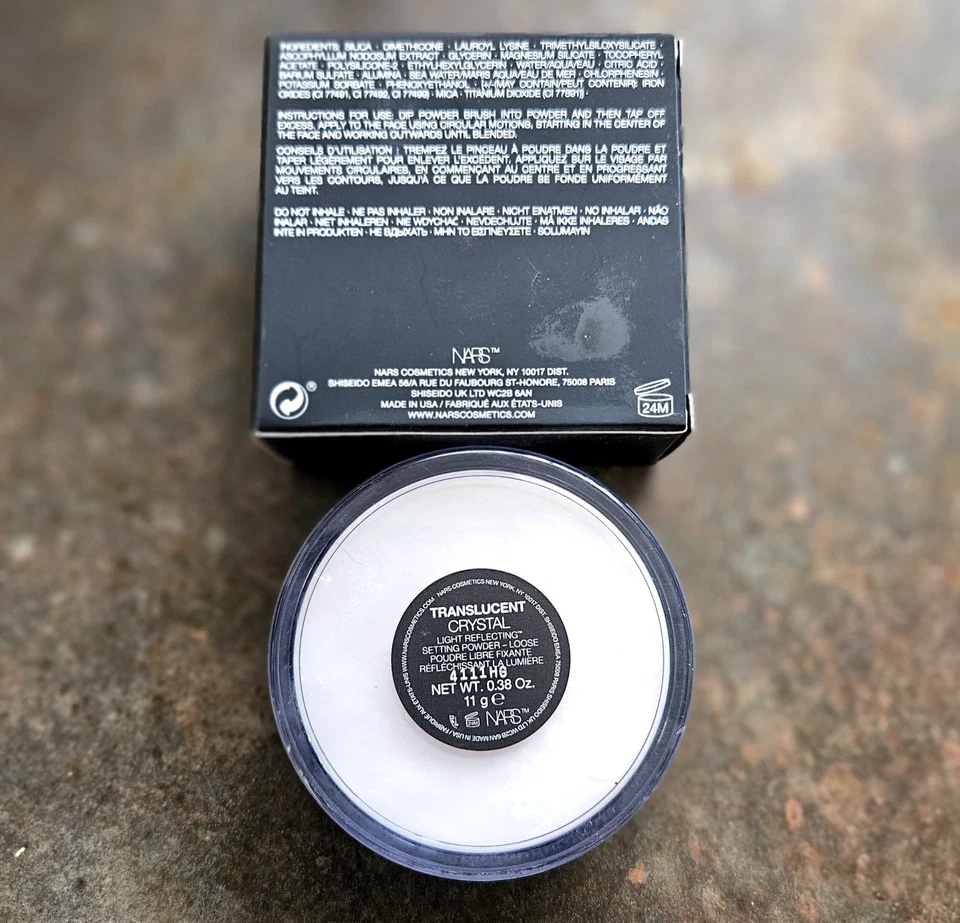 Nars TRANSLUCENT CRYSTAL Light Reflecting Setting Powder Loose.38 oz NIB $42 RET - Image 3 of 3