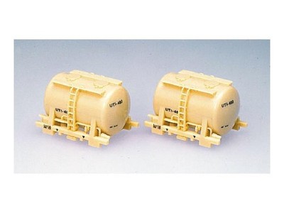 Tomix Spur N UT-1 Tankcontainer (2 Stück, creme, 3115) Modelleisenbahn Zubehör