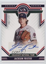 2022 Panini USA Baseball Stars & Stripes Blue Ink /399 Jackson Fristoe Auto 0c08