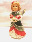 NEW Goebel Angel Guardian Angel Poinsettia 15cm Tall Winter Forest Certificate