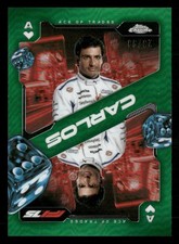 2025 Topps Chrome F1 - Carlos Sainz #SCA-7 Ace of Trades Green Refractor /99