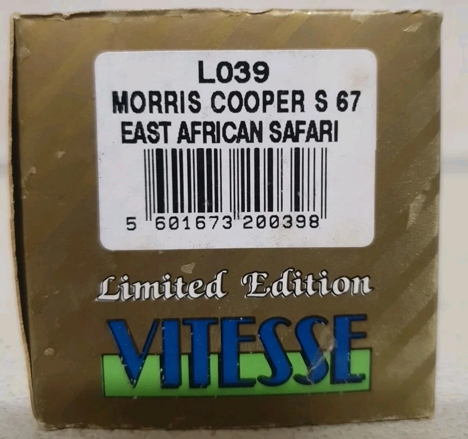 1/43 VITESSE MORRIS COOPER S 67 "AFRICAN SAFARI" L039.RARA.NO BANG BEST PROGETTO - Immagine 2 di 4