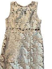 Forever 21 Contemporary  Crochet Open Back Dress w Front Side Slit  Size M