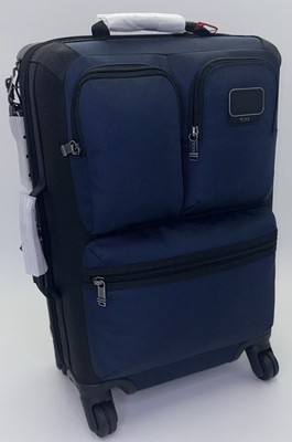 TUMI Alpha Bravo Fremont International Carry On Navy Expandable 4 Wheel Spinner