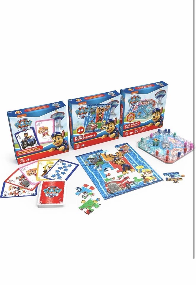 Paw Patrol - Game Bundle with Jumbo Cards - Pop-Up Game and 24 Piece Puzzle - Image 3 of 4