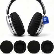 Headphone Covers 2 Pairs, Stretch Fit Washable Headphone Ear Covers