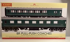 Hornby R4534B OO Gauge BR Pull-Push 2-Coach Pack - Maunsell Green - Set 603 NEW