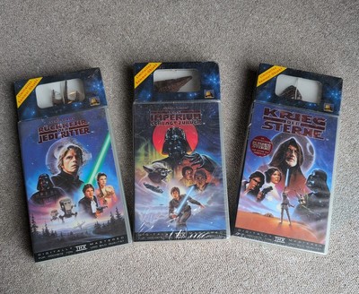 Star Wars Trilogie LIMITED EDITION VHS mit Micro machines SEALED OVP