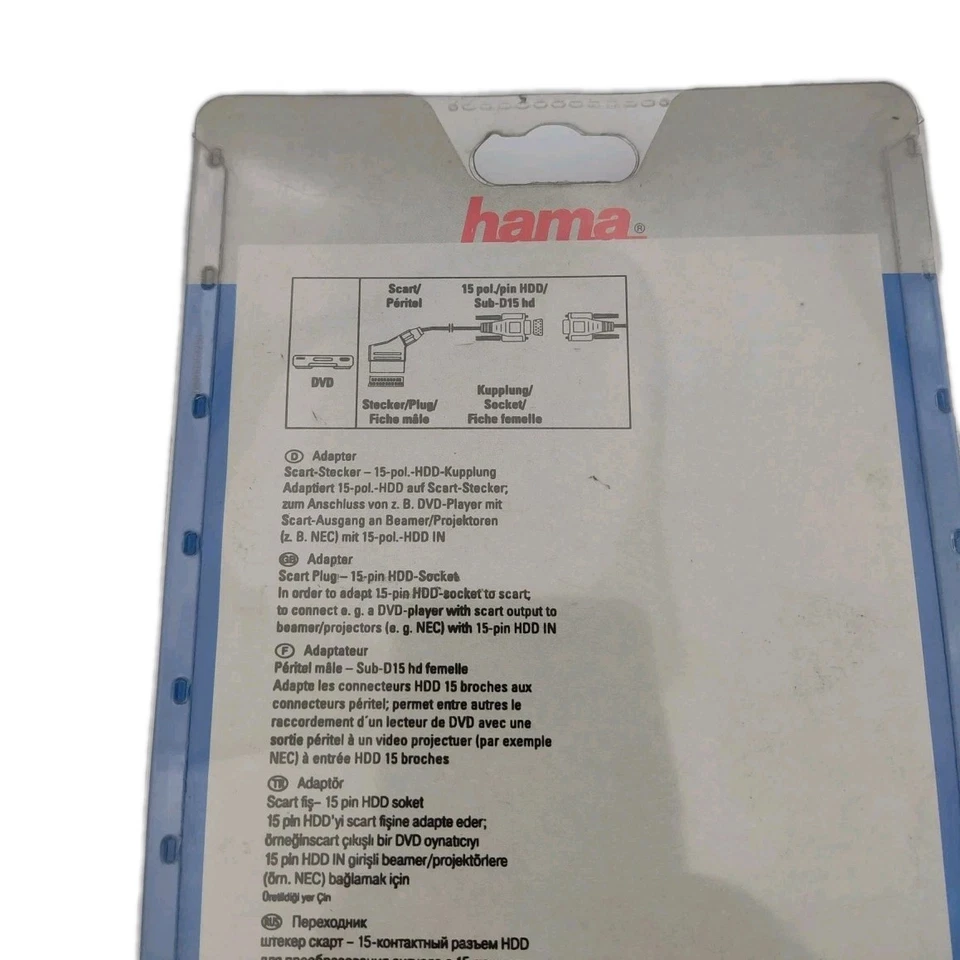 Adattatore Video per PC, TV e Proiettori Hama Adapter SCART a 15-Pin VGA HDD-Kup - Immagine 2 di 4