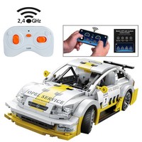 Cada Opel Astra V8 Coupe 1:20 Weiß 2,4Ghz Bricks Klemmbaustein