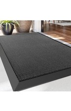 DEXI Door Mat 80 x 120 cm, Non Slip Dirt Trapper Doormats Inside with Heavy Duty