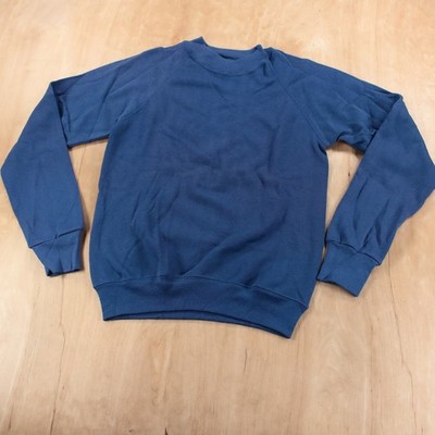 nwot vtg ds VF Imagewear creslan acrylic cotton blank raglan sweatshirt SMALL
