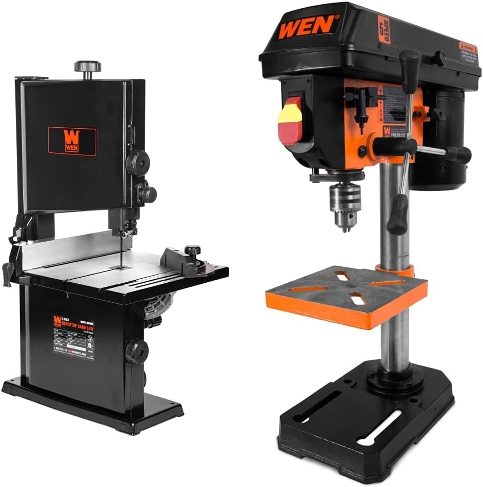 9-Inch Band Saw, 2.8-Amp Benchtop (BA3959) & 4208T 2.3-Amp 8