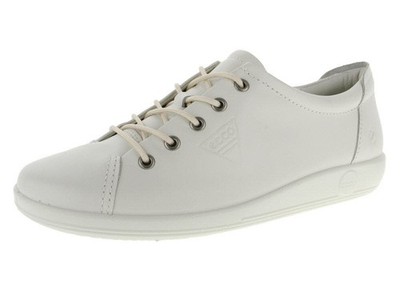 Ecco Damen Halbschuh Soft 2.0 weiß