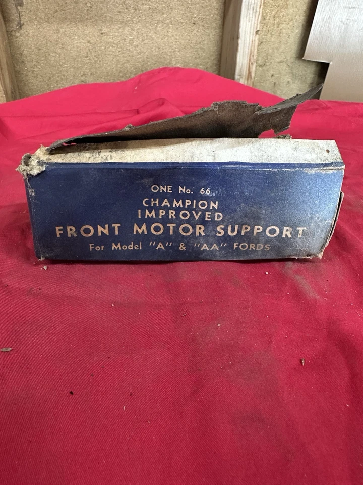全新无标签 原始设备制造商 福特 型号 A AA 1928 - 32 发动机底座 全新 罕见 带盒 冠军 — 第 2/4 张图片