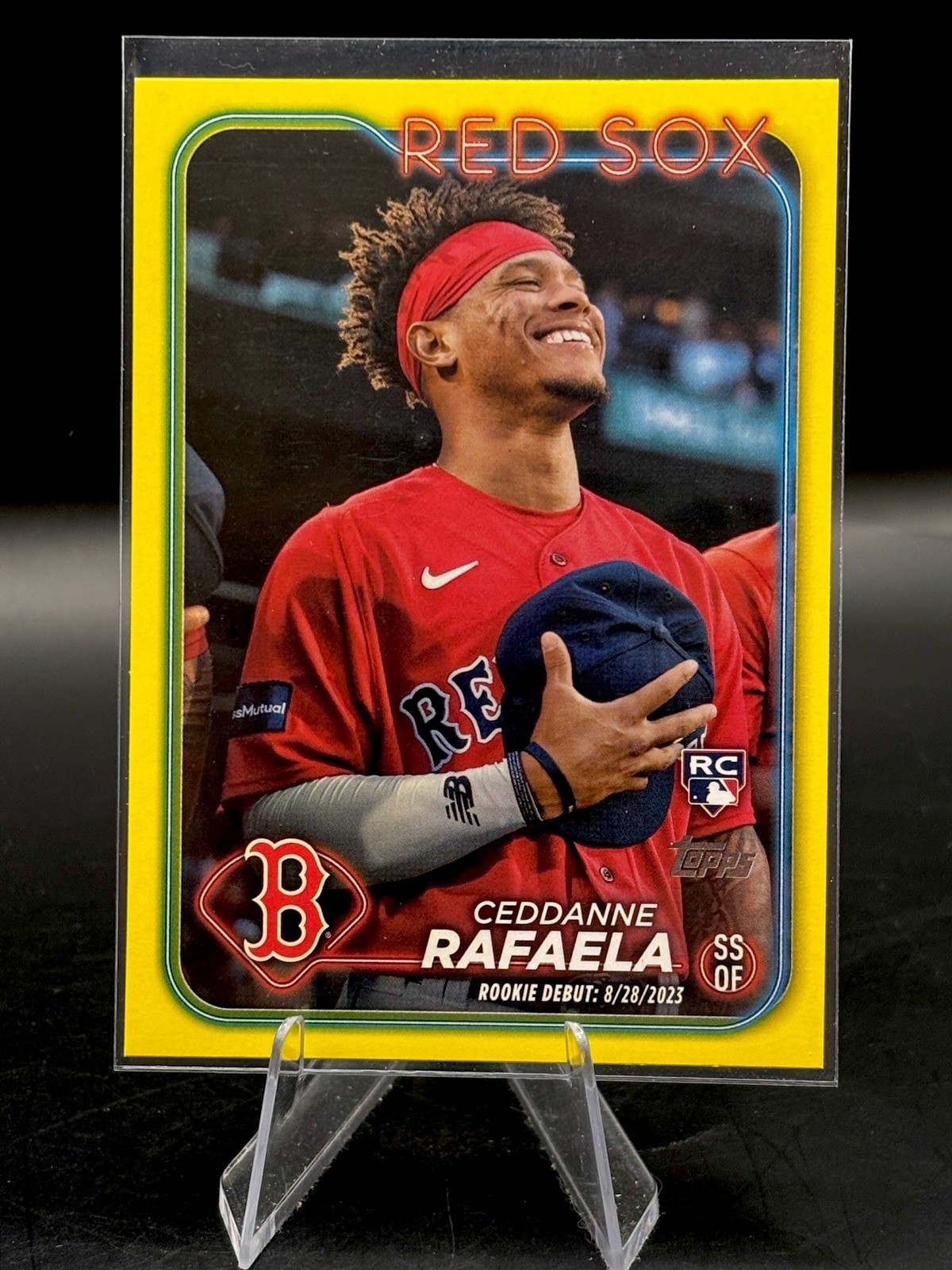 2024 Topps Update Yellow Rookie Debut Ceddanne Rafaela #US110 Rookie RC NM