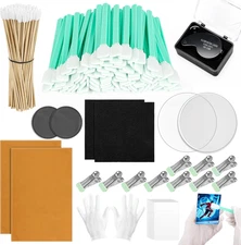 320 PCS Card Cleaning Kit, Card Flattening Kit for TCG Collectors,Trading Card F