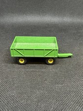 vintage ERTL John Deere farm agriculture tractor trailer wagon cart Green