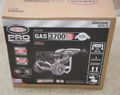 #ad #ad NEW Simpson PS61370 Pro Series Pressure Washer Gas 3700PSI #5659890 $599.99