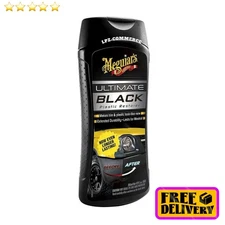 Meguiar's Ultimate Black Plastic Restorer Restore Black Plastic Faded Trim 12 oz