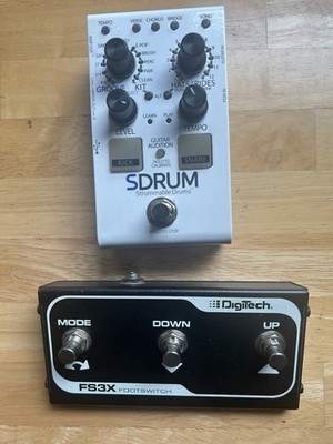 DigiTech SDRUM Strummable Drums Digital Band Creator Pedal w/ FS3X JamSync I/O