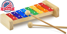 Xil fono para ni os Xil fono de madera con mazos Instrumento musical Orff