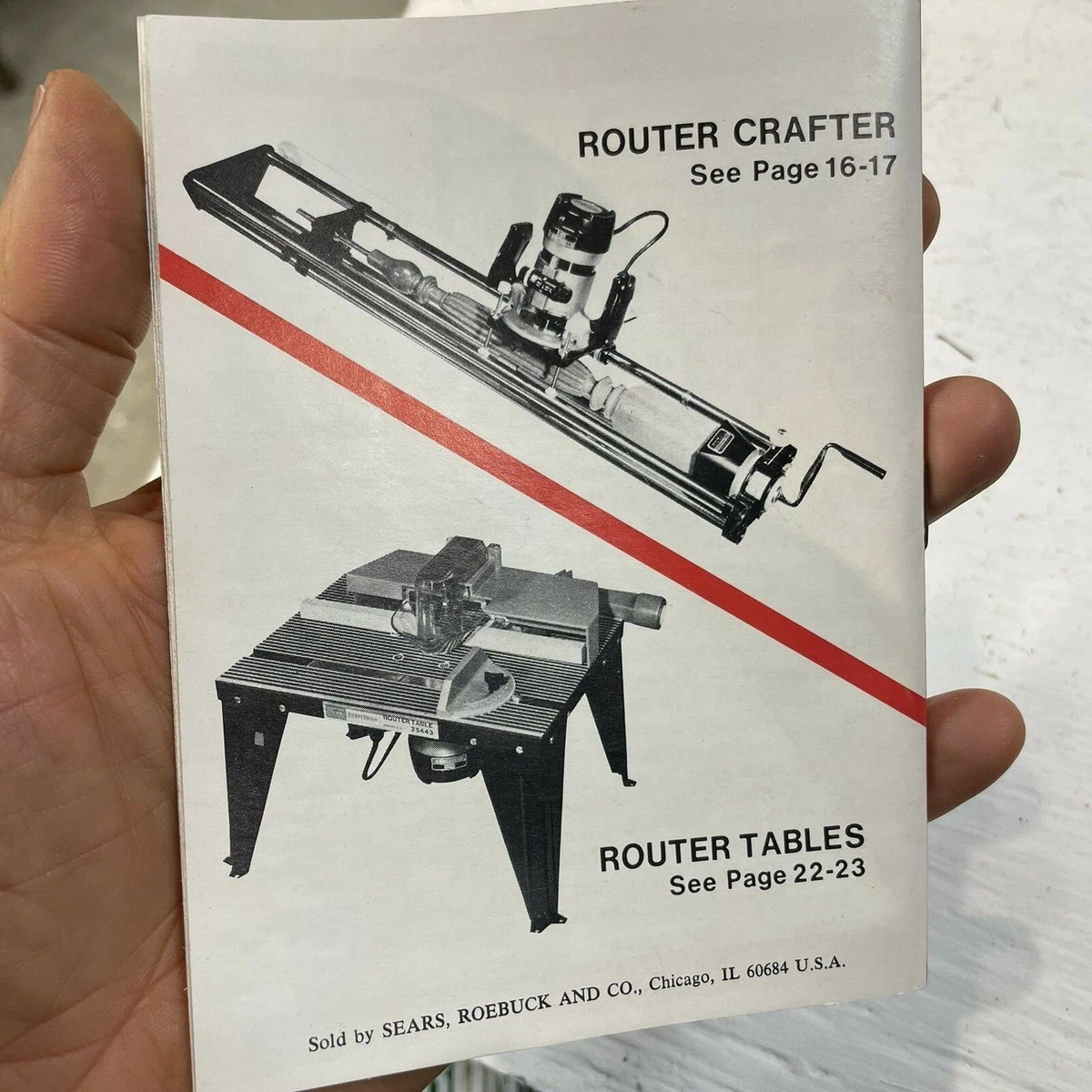 Vintage SEARS CRAFTSMAN Router Bits and Accessories Quick Facts