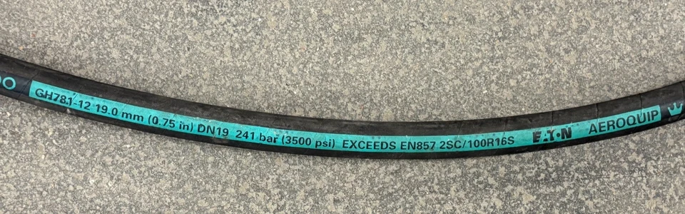 EATON AEROQUIP 1 3/4"  MATCH MATE GLOBAL HOSE ASSEMBLY GH78.1-12 60" OAL - Image 2 of 4