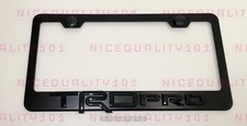 3d Trd Sports Pro Stainless Steel Black Finished License Plate Frame Rust Free 3d Trd Sports Pro Stainless Steel Black Finished License Plate Frame Rust Free