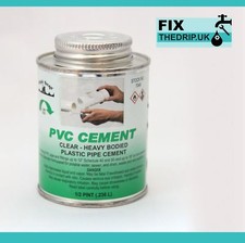 Black Swan PVC CEMENT 1/2 PINT Heavy Bodied