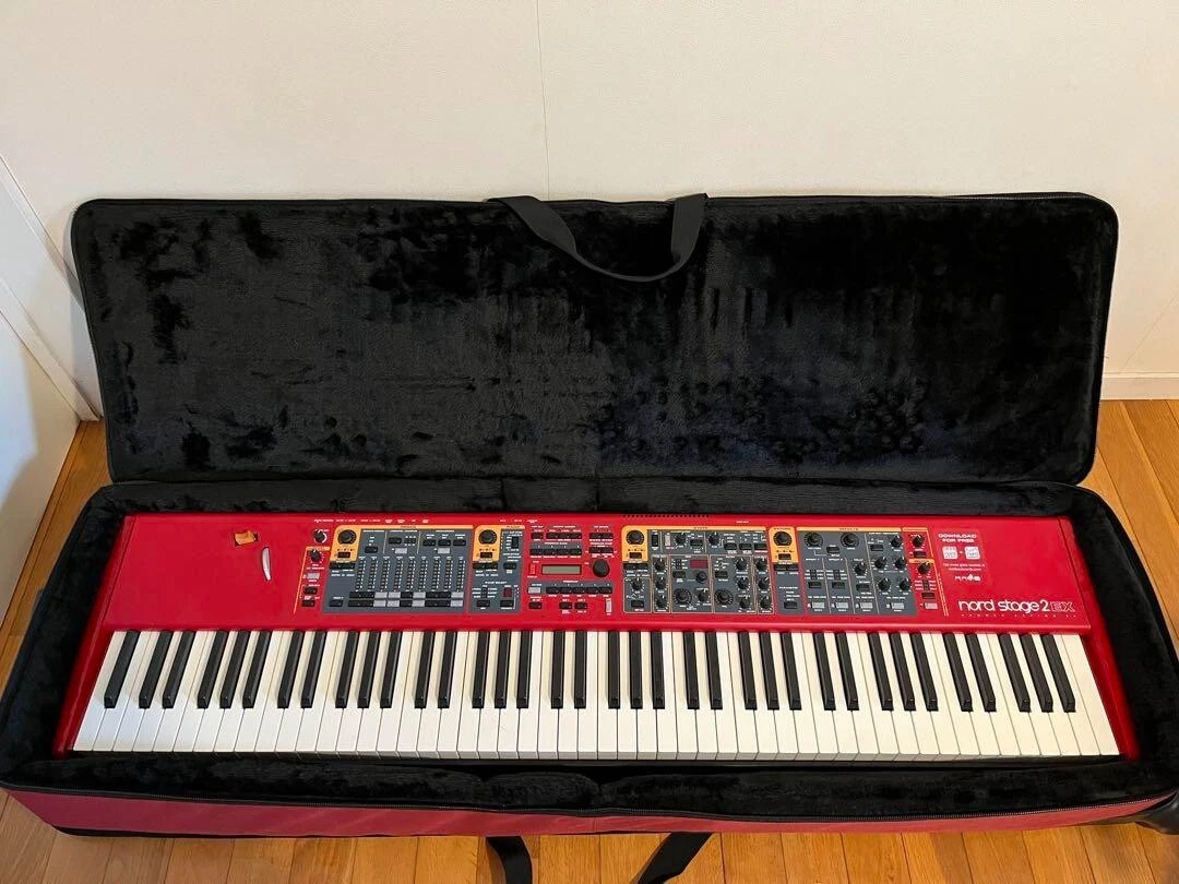 Nord Stage 2 EX 88 Key Stage Piano Keyboard Japan Musical Instrument Red 2015