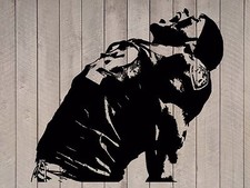 Ray Lewis Baltimore Ravens Football Vinyl Wall Sticker Decal 40" h x 42" w