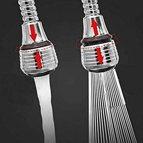 Kitchen Tap Aerator Head Faucet Rotatable Swivel + Adapter 360 Water