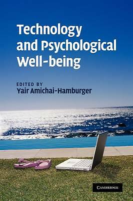 Technology and Psychological Well-being Amichai-Hamburger Paperback