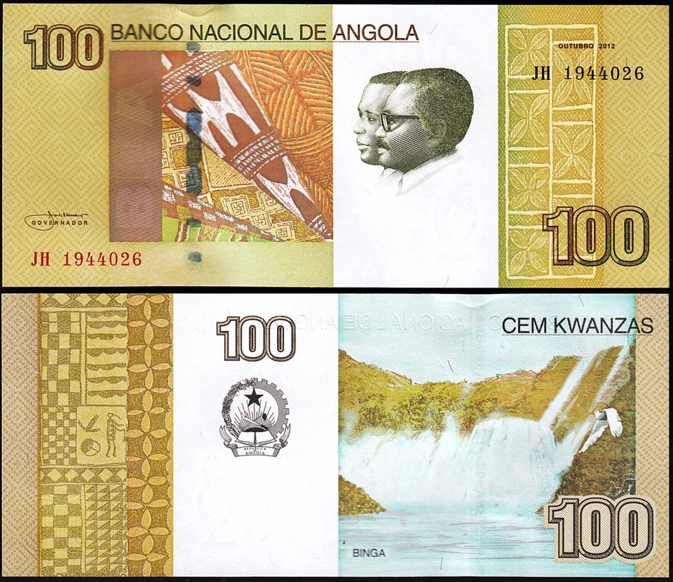Angola 100 Kwanzas 2012, UNC, Consecutive, 10 Pcs LOT, P-153 - Image 3 of 4