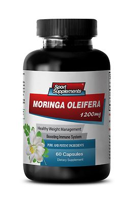 Immune System - Moringa Oliefera 1200mg - Cardiovascular Health Booster Pills 1B