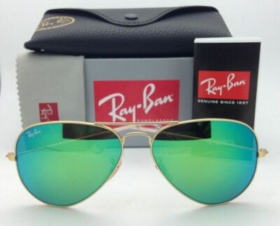 Ray-Ban Sunglasses RB 3025 Large Metal 112/19 55-14 Gold  display picture 2
