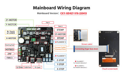 Tronxy 3D Printer Mainboard XY2 XY3 X5SA 2E X5SA 400 500 All Tronxy  Motherboard