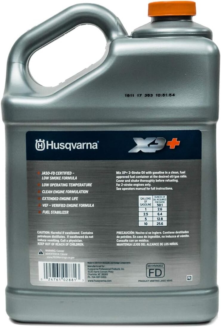 1 Gallon XP+ 2 Stroke Oil - Clean Engine Formula for Enhanced Motorcycle Life