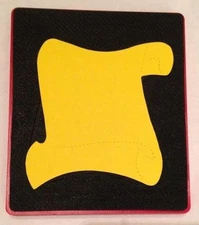 Sizzix Large Red Original Die Cutter ~ SCROLL ~ Scrapbook/Stamp Cuttlebug Paper