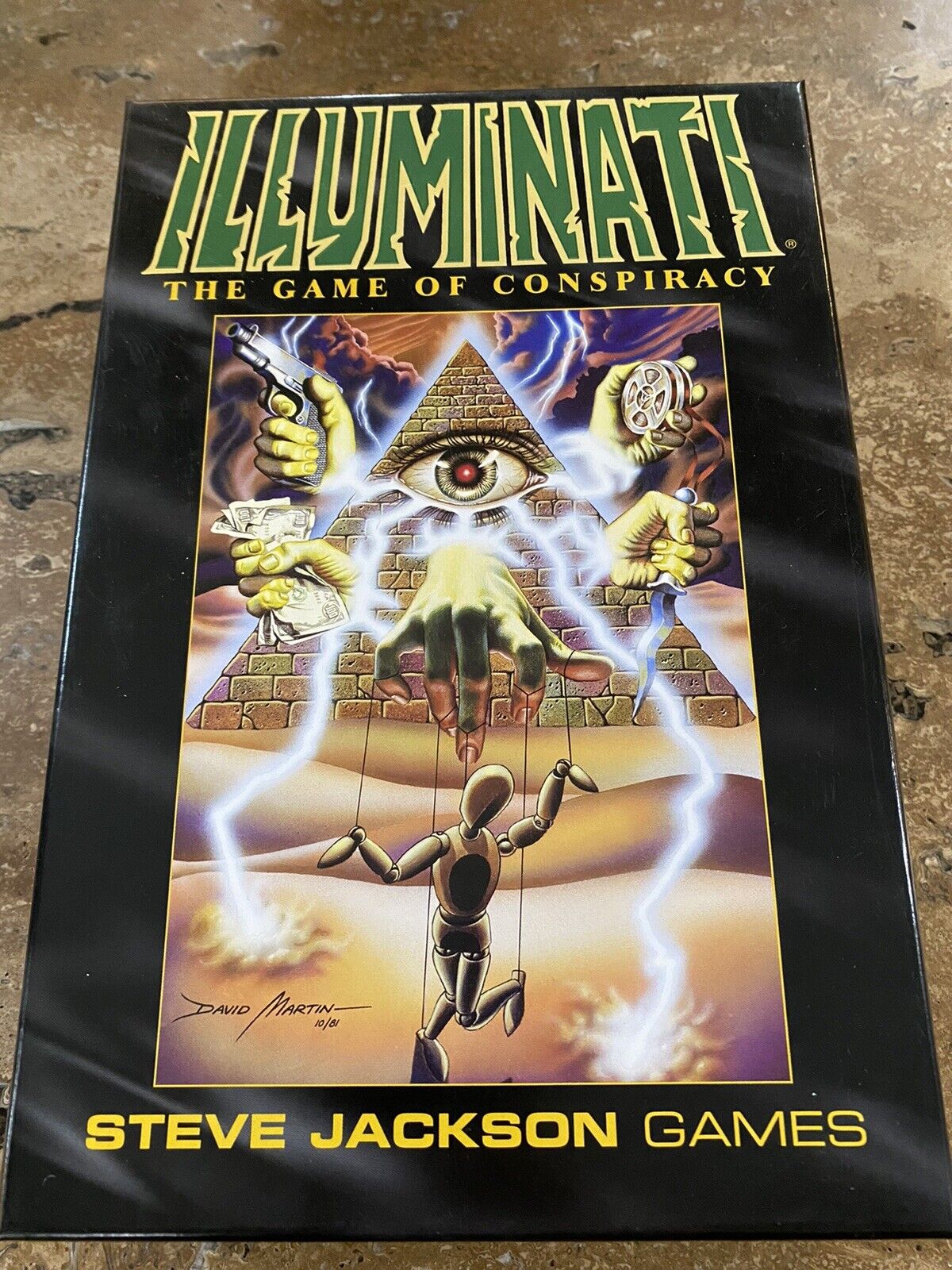 Illuminati The Game Of Conspiracy Deluxe Edition Steve Jackson Games Complete