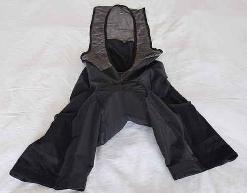 Rapha Herren Brevet Lightweight Cargo Trägerhose wasserabweisend grau M UVP 250£
