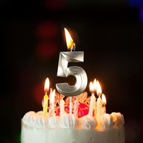 Geburtstagskerzen verlängert große Zahlenkerze bunt 3D Design Cake Topper 0-9 - Bild 145 von 159