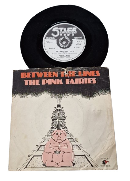 Pink Fairies Buy 2 Stiff Records Between The Lines Stoner Rock Punk UK45