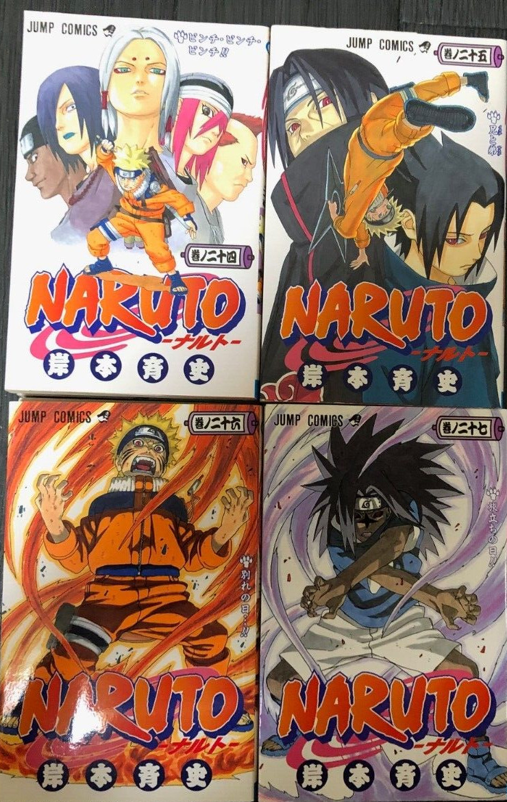 JAPAN Masashi Kishimoto manga: Naruto vol.1~72 Complete Set