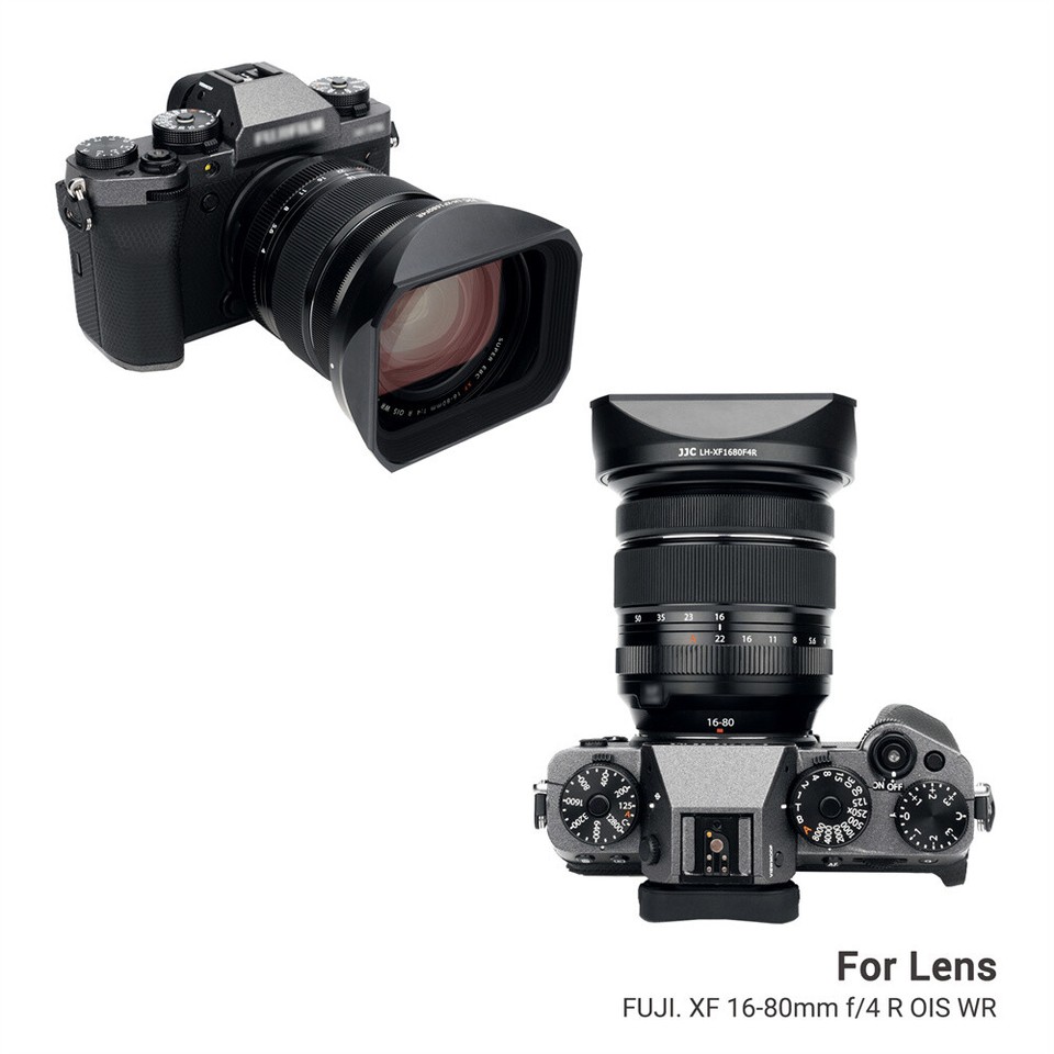 Metal Lens Hood for Fujifilm XF 16-80mm F4 R OIS WR / XF 16-55mm F2.8 R ...
