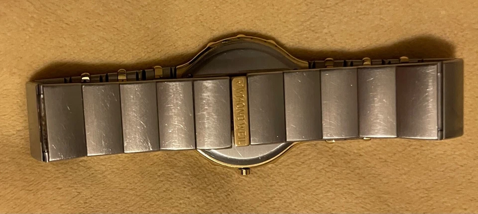 RELÓGIO FEMININO RAYMOND Weil geneve coliseum 8486 quartzo cheio de ouro 22k.  - Imagem 4 de 4