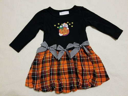 Bonnie Jean Kleinkind Mädchen - Gr. 12 Monate süßes Mädchen Halloween Kleid - Top Zustand